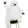 Huge Black White Brown Bear Soft Giant Stuffed Bear Toy