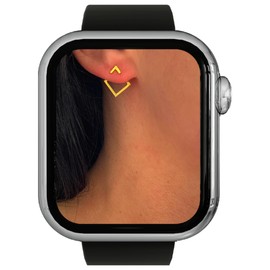 NataschaWoge® Stainless Steel Minimalist Hoop Earrings Mini Silver Gold Huggie Earrings Jewellery for Her Gift Silver Women's Jewellery Girlfriend, Stainless Steel