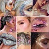 Silver Body Glitter Stick,Holographic Sequins Paint Sparkling Face Glitter for
