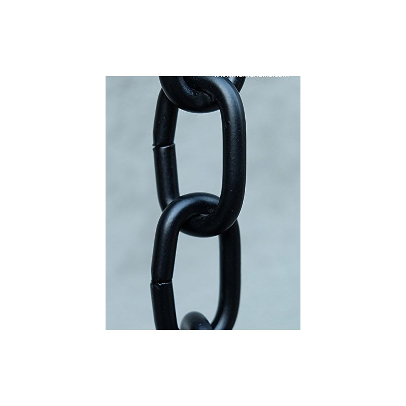 Nutshell Stores Large Link Rain Chain - Black - 10