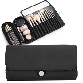 Estuche para brochas de maquillaje, estuche para cosméticos Estuche para lápices Estuche enrollable Bolso de mano Estuche para cosméticos Estuche para bolígrafos para mujeres