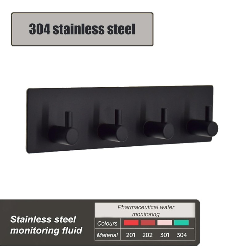 Kingdong Key Holder for Wall 304 Stainless Key Hooks Adhesive