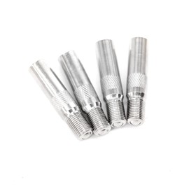 Tek Automotive 4PC Tyre Valve Extenders – Ideal for Deep Wheels & Dual Tyres, Schrader Valve Extension, Easy Pressure Checks, Durable Chrome-Plated Tyre Valve Caps, Universal Fit for Cars, Trucks