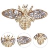 Mikinona 3D Bee Nail Art Charms 10pcs Alloy Manicure Decorations