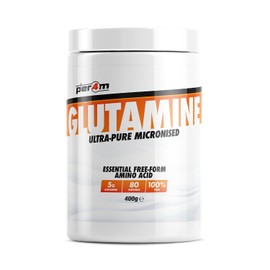 Per4m Ultra-Pure Micronised Glutamine | 5g L-Glutamine Essential Free Form Amino Acid | Supports Muscle Repair, Gut Health & Immunity | 80 Servings | 400g