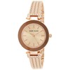 Anne Klein Women's Premium Crystal Accented Mesh Bracelet Watch