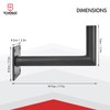 Weather Vane Roof Mount Bracket with Hardware, TCHOSUZ Heavy Duty