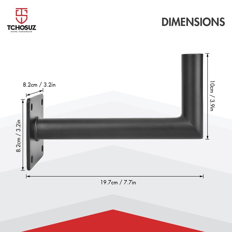 Weather Vane Roof Mount Bracket with Hardware, TCHOSUZ Heavy Duty
