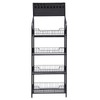 MUSESPANI 4-Tier Storage Shelves, Garage Shelving Units Multi Kitchen Storage