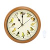 10 Inch Wall Clock Multipurpose Cuckoo Round Silent Punctual Bird