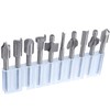 Wolfride 10Pcs HSS Router Bits, Carbide Engraving Bit Set with
