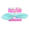 Soft Bendable Hair Bow Aqua