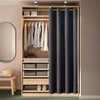 ChrisDowa Blackout Door Curtains for Doorway Privacy, Grommet Closet Curtains