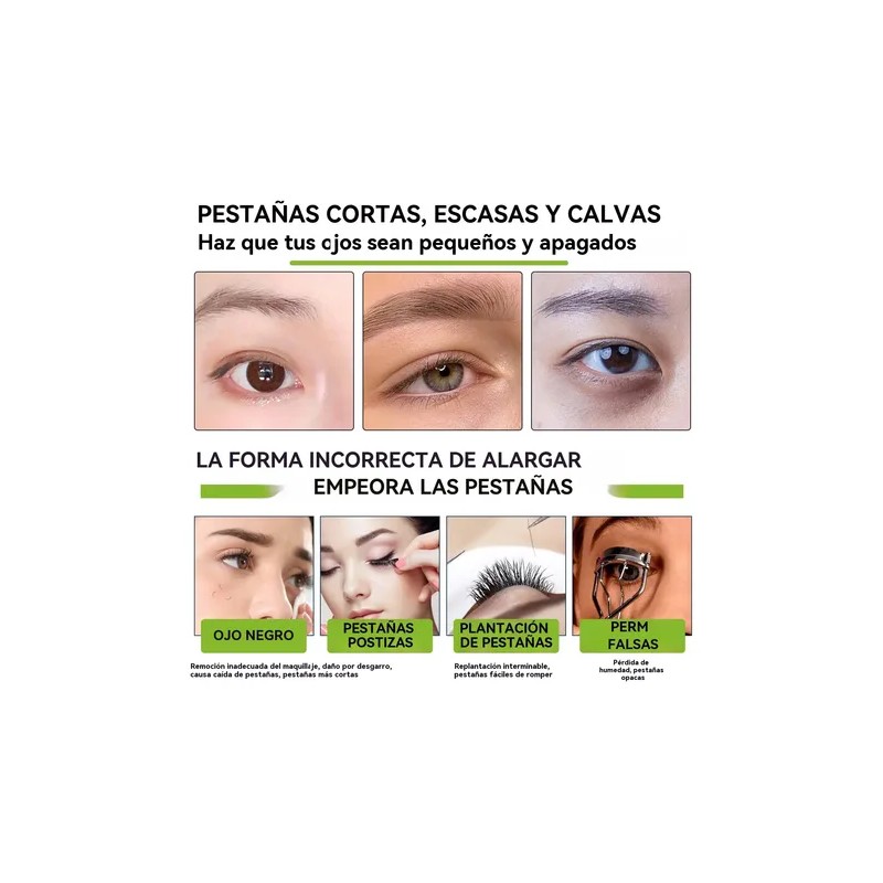Tratamiento Para Pestañascejas Sérum Aceite Ricino F