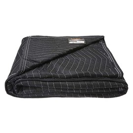 US Cargo Control Econo Mover Moving Blanket - 80 Inches x 70 Inches - Furniture Pads for Moving - Black Non-Woven Polyester Material - Moving Pads Provide Protection During a Move or Storage