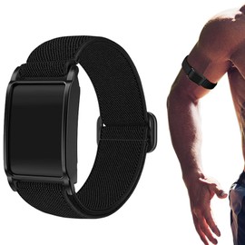 Zenithow Compatible with Whoop 4.0, 40cm Adjustable Nylon Bicep Band Strap, Whoop Bands for Fitness Training, Washable & Durable
