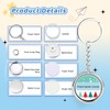 NantFun 32MM Button Keychain Supplies for Button Maker, 50 Sets