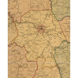 Richmond 1876 Old Town Map with Homeowner Names - Kentucky - Reprint Genealogy - Madison County KY TM