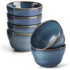 Peohud 6 Pack Small Dessert Bowls, 8 Ounce Bouillon Cups,