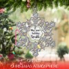 LIFE&FOOT Christmas Tree Ornaments 2025 Snowflakes Hanging Charm Decorative Pendant