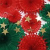 Decor365 Red Green Christmas Party Decoration Kit Hanging Decor Tissue