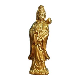 Buddha Statue, Holy Guanyin Statue, Figurine, Resin, Protection Against Evil, Good Luck, Prosperity, Buddhist Altar, Buddhist Charm, Praying Amulet, Feng Shui Avalokiteshvara, Feng Shui Guanyin Buddha Statue, Buddhist Supplies
