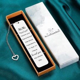 Christmas Grandma Gifts Mimi Gifts Gifts for Grandma from Granddaughter Grandson Gigi Gifts for Grandma Birthday Gifts Nana Mimi Bookmark Grandmother Gifts Valentines Grammy Mothers Day Gift Ideas