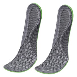 Baluue Men's Shoe Inserts Portable Workout Supply Comfortable Shockproof Insoles Replaceable Inserts Non-slip Shoe Pads