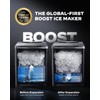 Silonn Countertop Ice Maker with Expanding Ice Basket, 9 Cubes
