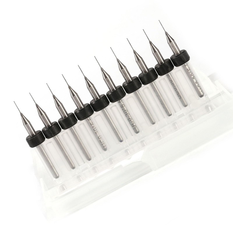 10pcs PCB Print Circuit Board Carbide Micro Drill Bits Tool