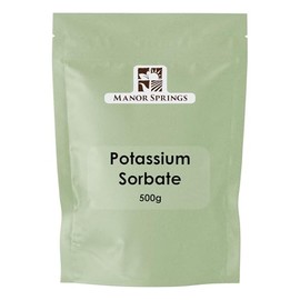 Potassium Sorbate 500g by Manor Springs | Premium Food-Grade Preservative | Extends Shelf Life & Freshness in Baking | Non-GMO Mould Inhibitor | Ideal for Home & Professional Bakers