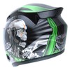 1Storm Motorcycle Bike Full FACE Helmet Mechanic Skull - Tinted