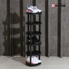 Narrow entrance shoe organization Collection of 11 types of shoe