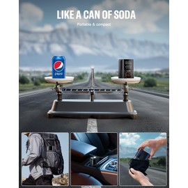 Olgeo Tire Inflator Portable Air Compressor, 160PSI Air Pump for Car, Air Compressor with Digital Pressure Gauge, LED Light and Auto Shut-Off, Tire Inflator Suitable for Car Motor Bike Ball