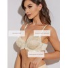 Deyllo Women’s Sheer Lace Bra Underwire Unlined Bra Full Coverage