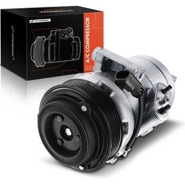 A-Premium Air Conditioner AC Compressor with Clutch Compatible with Ford Fusion 3.5L 2010-2012, Lincoln MKZ 3.5L 2007-2012, SP17 Style, 6 Grooves, with 4-1/2" Dia. Pulley