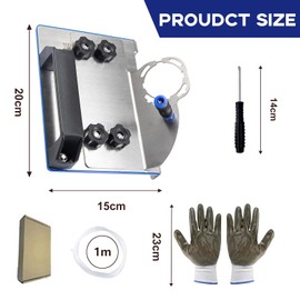 mohito 45 Degree Chamfering Tool, 45° Chamfer Cutting of Tiles, Angle Grinder for Cutting Ceramic Stone, for Angle Grinder for Cutting Tiles, Plaster, Reinforced Concrete, Wood and Stone