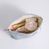 RANIT Fresh Style Lily Embossed Cosmetic Bag - Travel Toiletry
