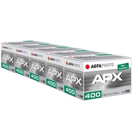 AgfaPhoto APX 400 135-36 AG6A4360-5 Negativfim B/W Pack of 5