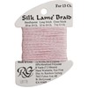Rainbow Gallery Silk Lame Braid Metallic Needlepoint Thread Pinks, Cotton
