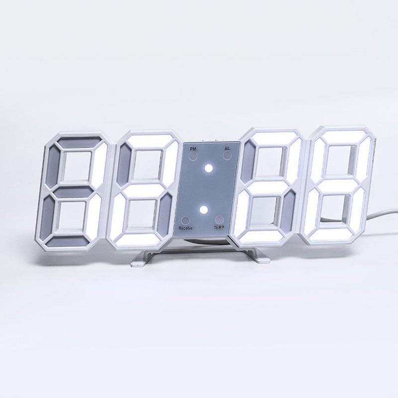 Digital Clock, LED Watch, Radio Watch, Large Numbers, Humidity, Temperature
