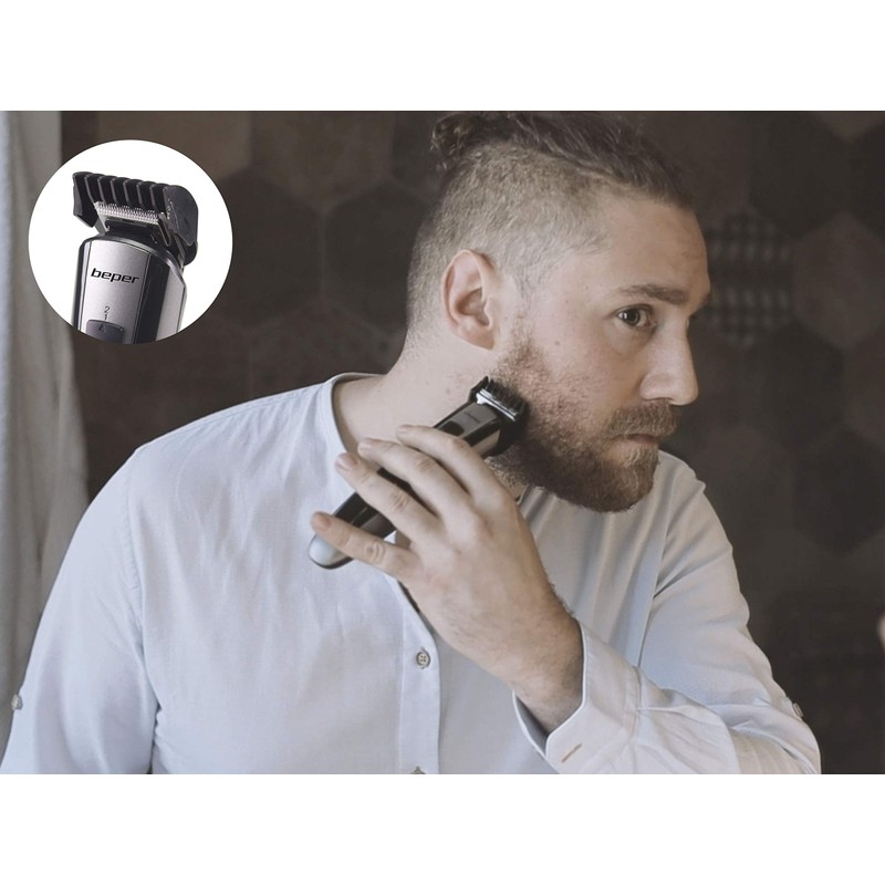 BEPER 40.742 Face Hair and Body Cutter Set 10 in