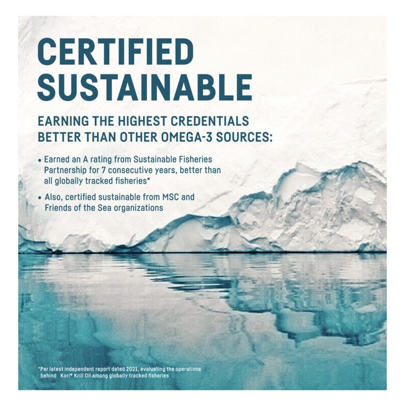 Pure Kori Pure Antarctic Krill Oil Multi Benefit Omega-3 Mini