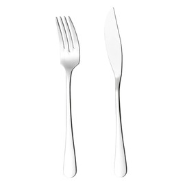 Esmeyer Sylvia - Set da 12 Posate per Pesce Sylvia 18/10 Lucido, in Scatola Regalo con Finestra Trasparente