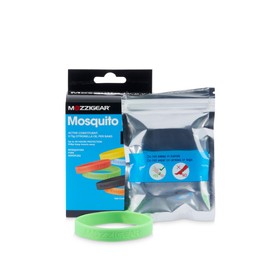 Mozzigear Australian Owned and Operated Mosquito Band for Adults - 6 Pack - Citronella Oil Infused Mosquito Wristband for Insects, Sandflies, Flies & Midges - Waterproof Bug Bracelet for Indoor, Outdoor, Camping & Travelling - Natural, Non-toxic and Deet