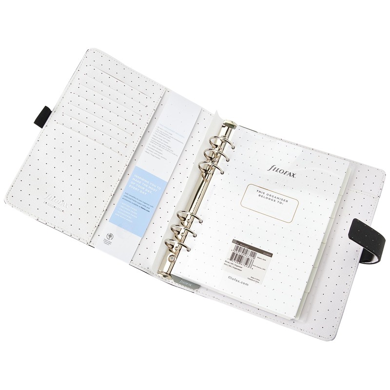 Filofax Moonlight 22-022655 A5 Organiser Black 2023