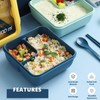 Bento Box Portable Lunch Box Leakproof Salad Lunch Container With