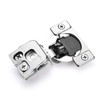 Luokim 4 Pack Soft Closing Cabinet Hinges 1-1/4 inch Overlay