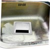 Ipetboom Stainless Steel Trash Chute Grommet Square Countertop Waste Disposal