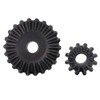 Caredy Honey Extractor，2Pcs Black Steel Beekeeping Honey Extractor Gear Accessory